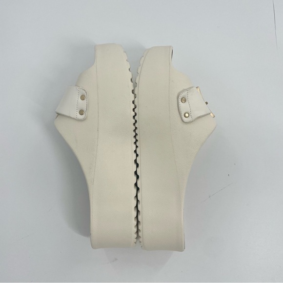 BARETRAPS Leopard Pacey White / Cream Lightweight Platform Slide on Size 8 - Picture 9 of 10